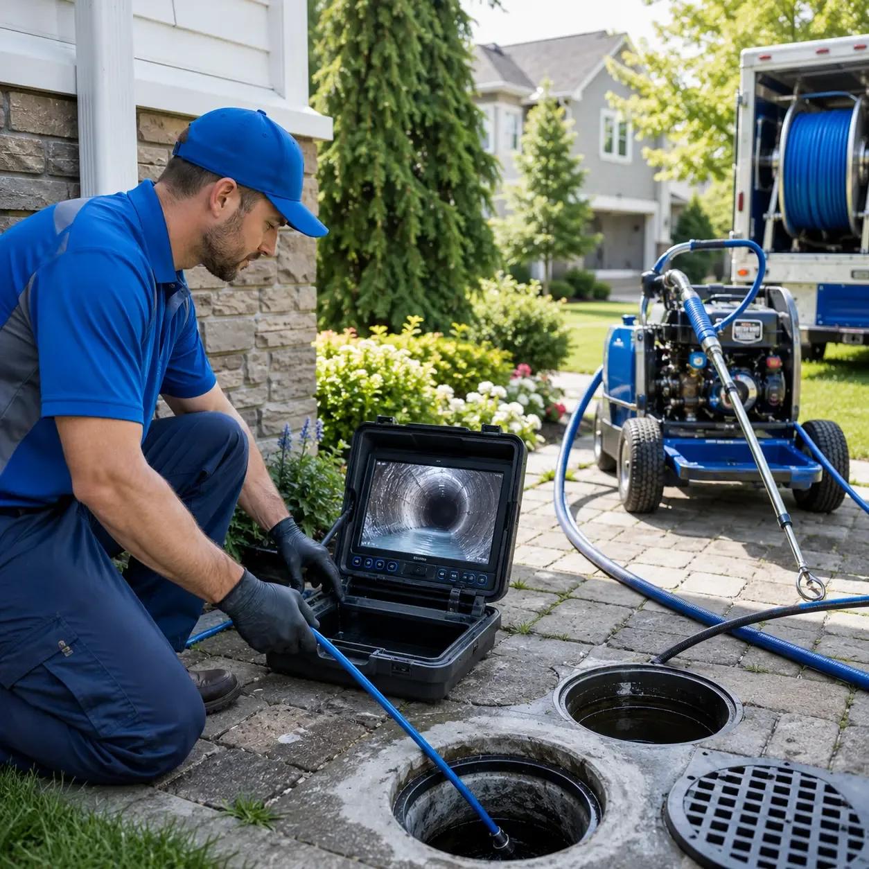 Outdoor drain cleaning professionals serving Lakeshore, CA